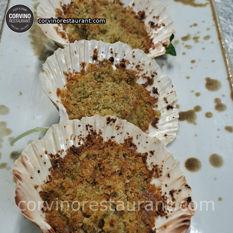 Capesante Gratinate al pane profumato [3pz.]